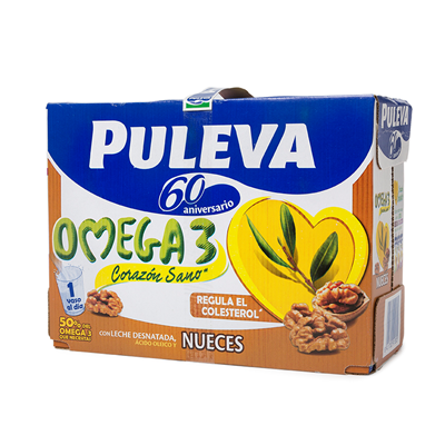 Leche Puleva 1L OMEGA3 nueces - Aripin Supermercado online